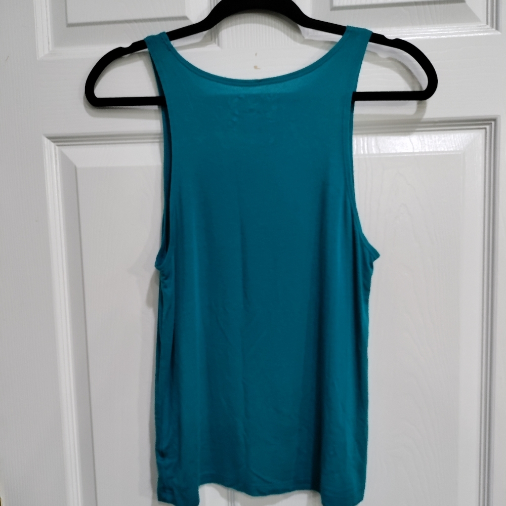 LRG Lifted Research Group women's teal tank top size XS - Picture 4 of 5